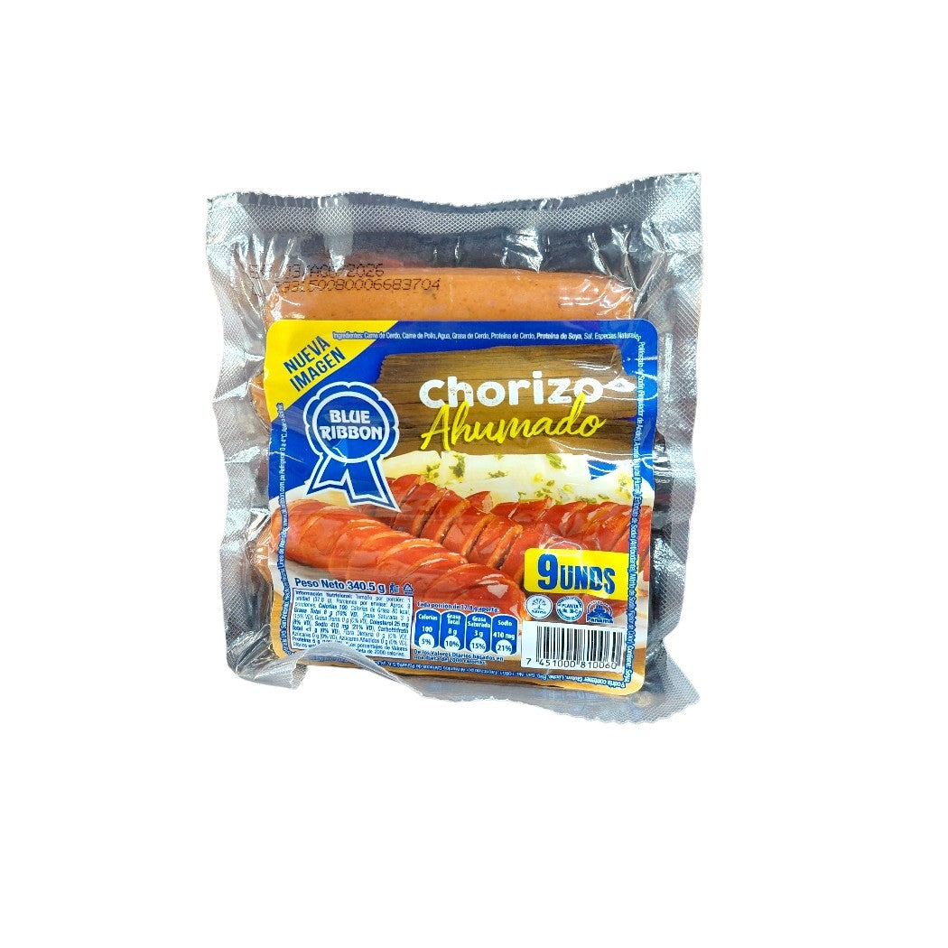 CHORIZO AHUMADO BLUE RIBBON 12OZ