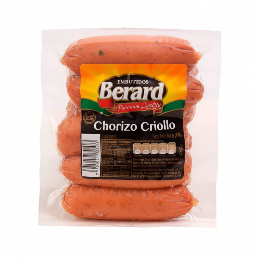CHORIZO CRIOLLO BERARD 454G