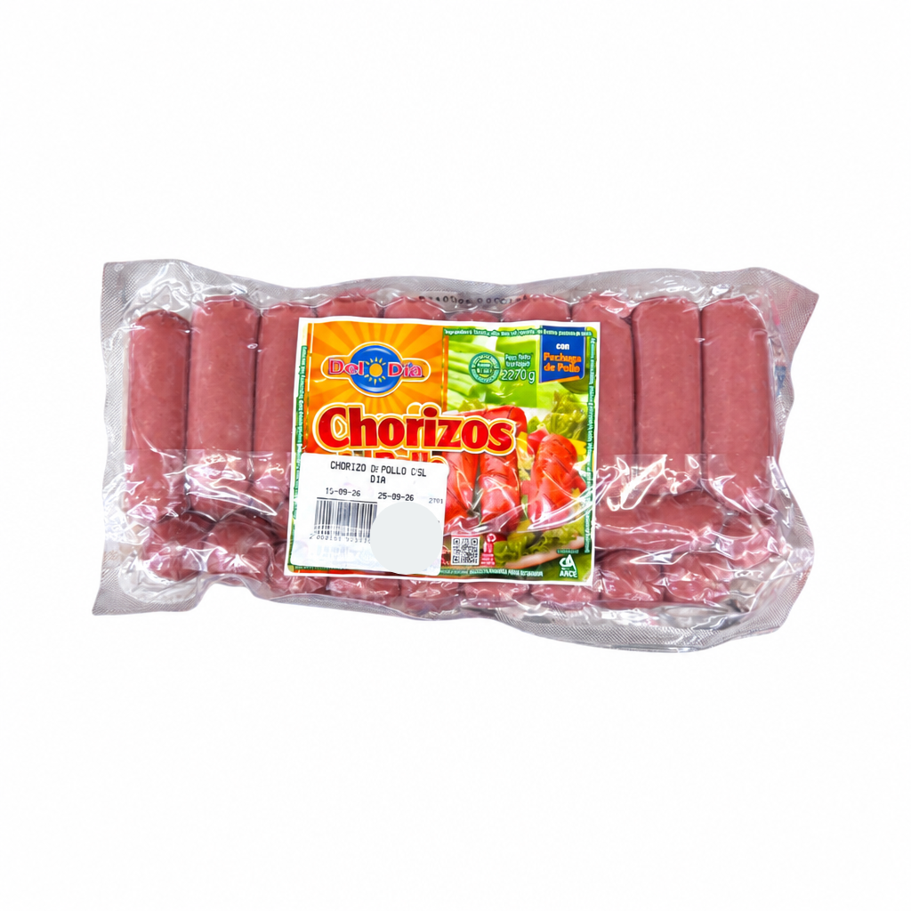 CHORIZO DE POLLO EMPACADO DEL DIA POR KG