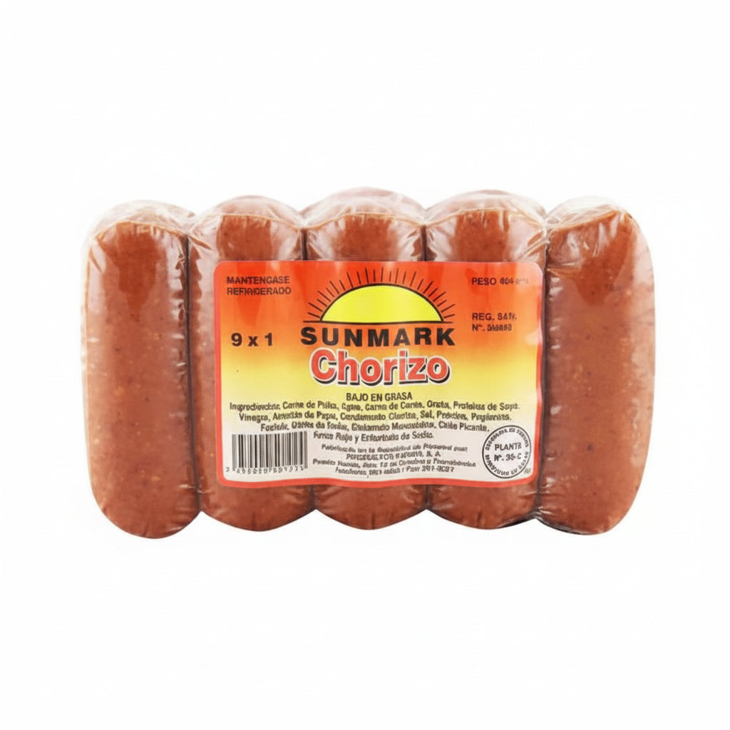 CHORIZO SUNMARK PAQ. 1LB 9UNDS.