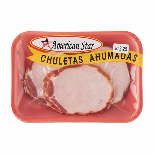 CHULETA AHUMADA AMERICAN STAR EN BANDEJA