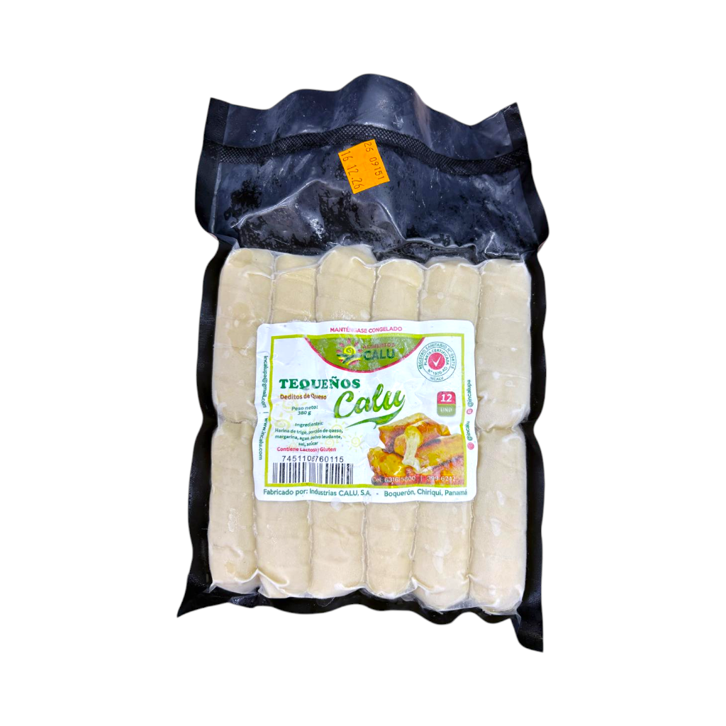 DEDITOS DE QUESO TEQUEÑOS CALU 12U