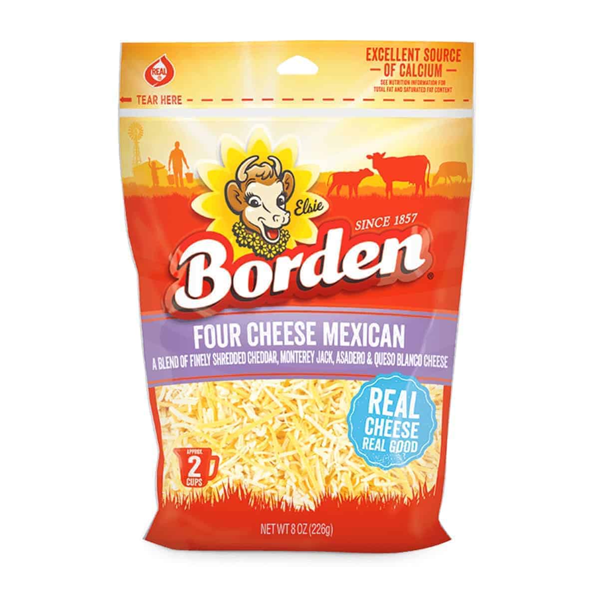 FOUR CHEESE MEXICAN RAYADO 8OZ