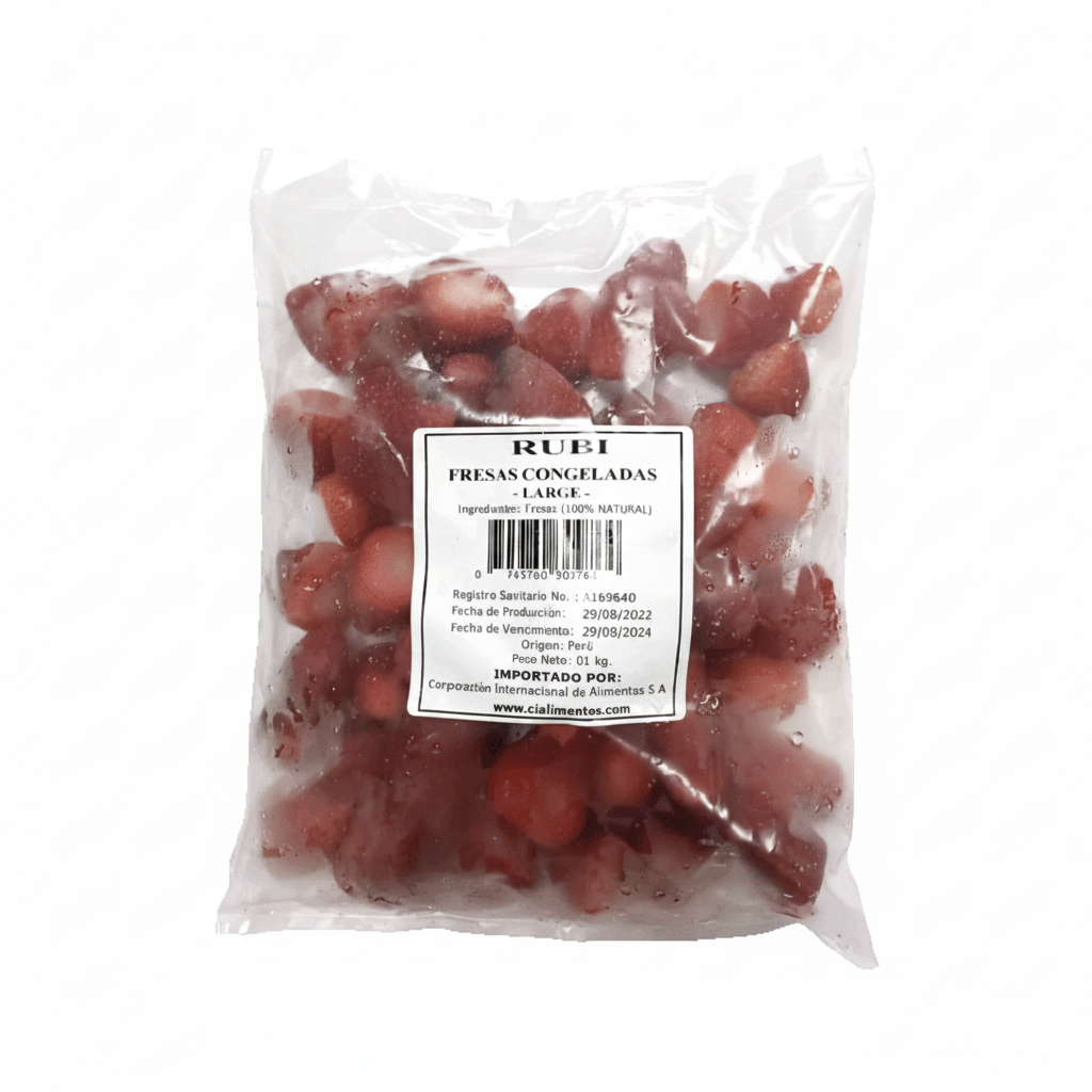 FRESAS CONGELADAS RUBI 1KG