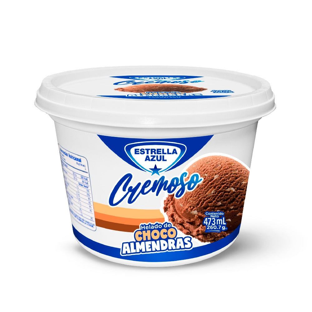 HELADO CHOCOALMENDRA PINTA ESTRELLA AZUL