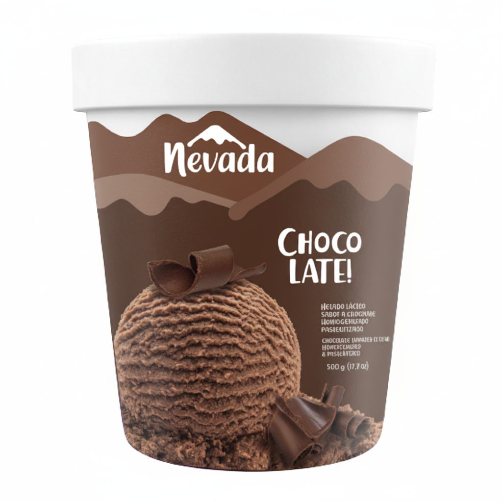 HELADO CHOCOLATE NEVADA 1/4GL