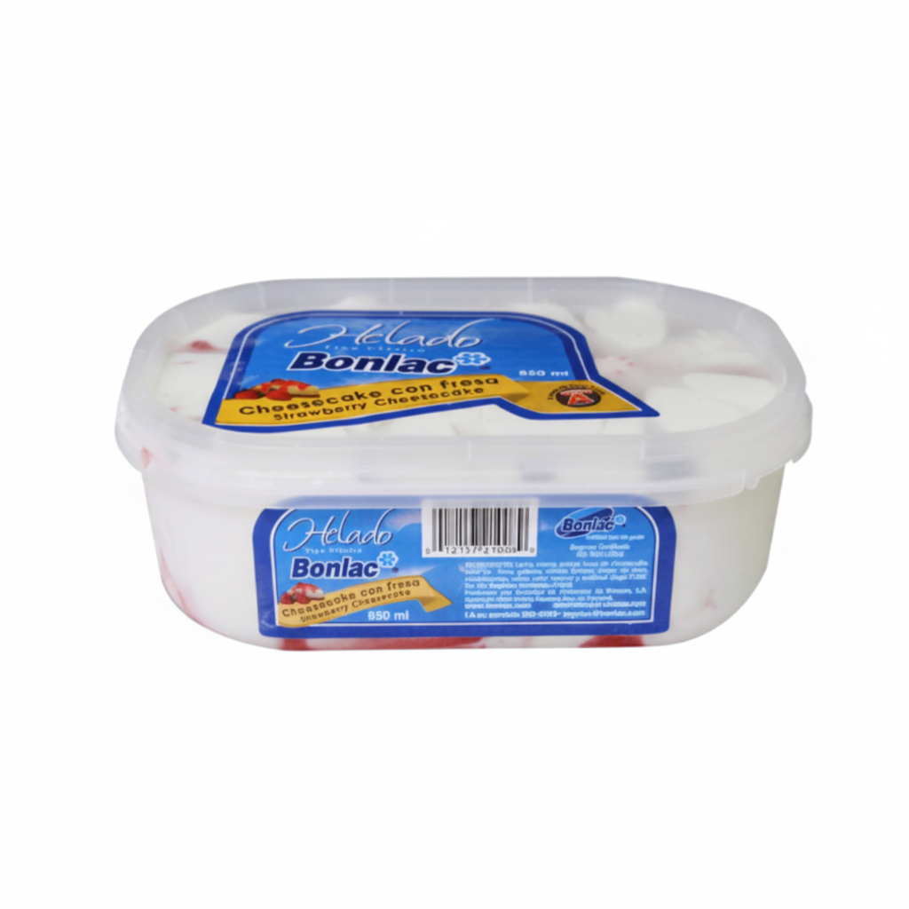 HELADO CHEESECAKE FRESA BONLAC 850ML