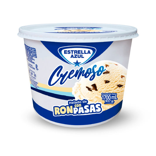 HELADOS DE RON CON PASAS 1700ML