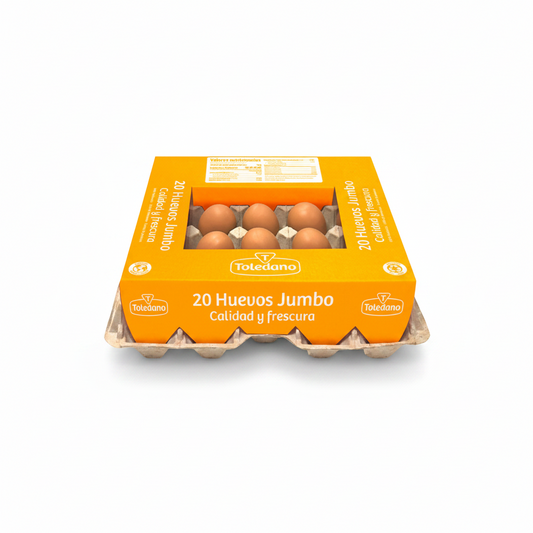 HUEVOS JUMBO TOLEDANO 20UND