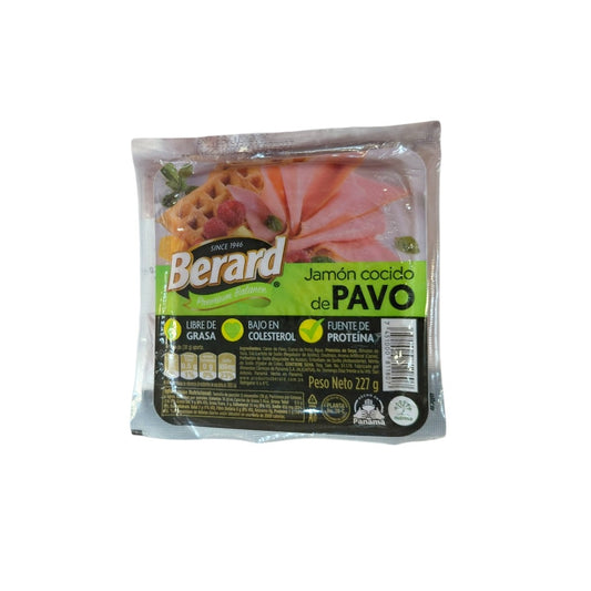 JAMON COCIDO PAVO BERARD REB 227 G.