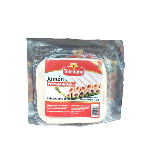 JAMON DE PECHUGA POLLO TOLEDANO 200G