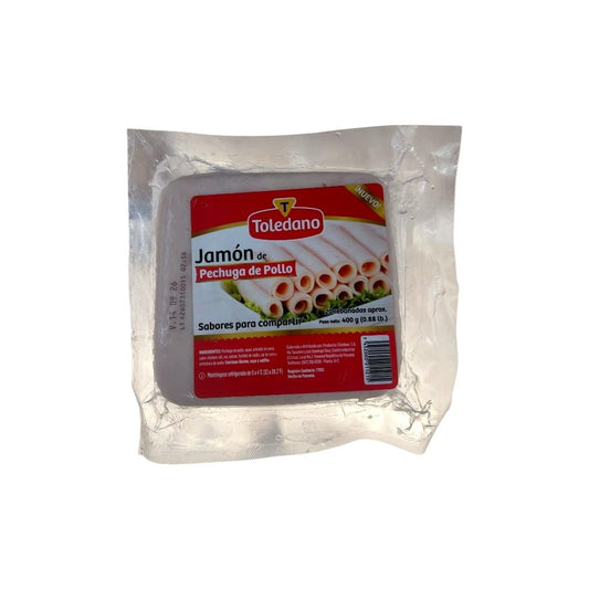 JAMON DE PECHUGA POLLO TOLEDANO 400G