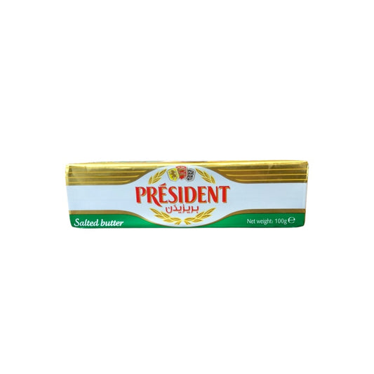 MANTEQUILLA BARRA CON SAL PRESIDENT 100GR