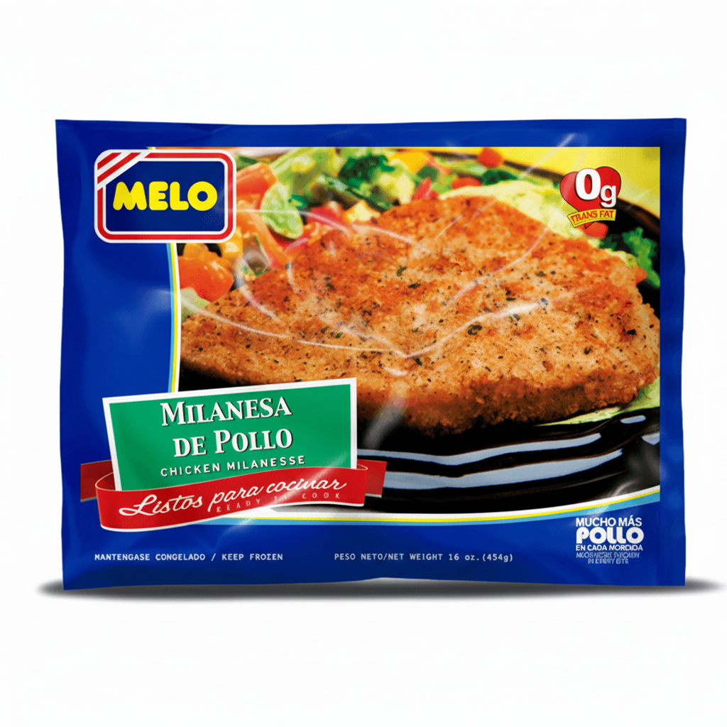 MILANESA DE POLLO MELO 454GR