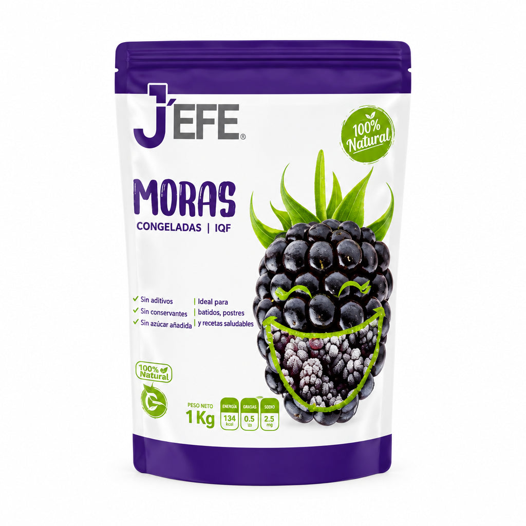 MORAS ENTERAS CONGELADAS JEFE 1KG