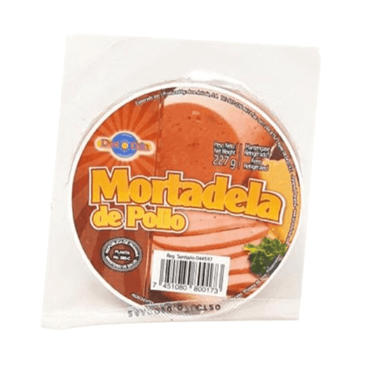 MORTADELA DE POLLO DEL DIA 227G