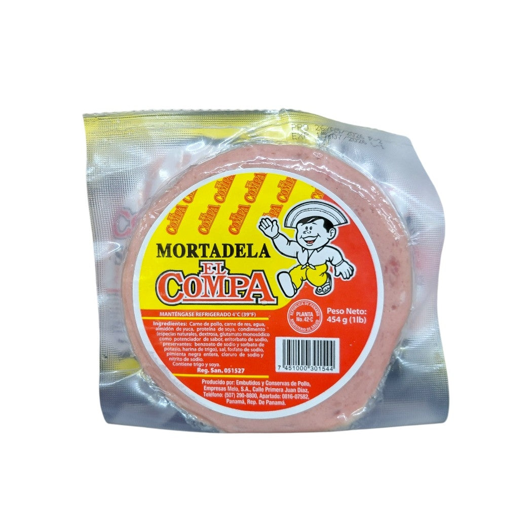 MORTADELA EL COMPA 1 LB.