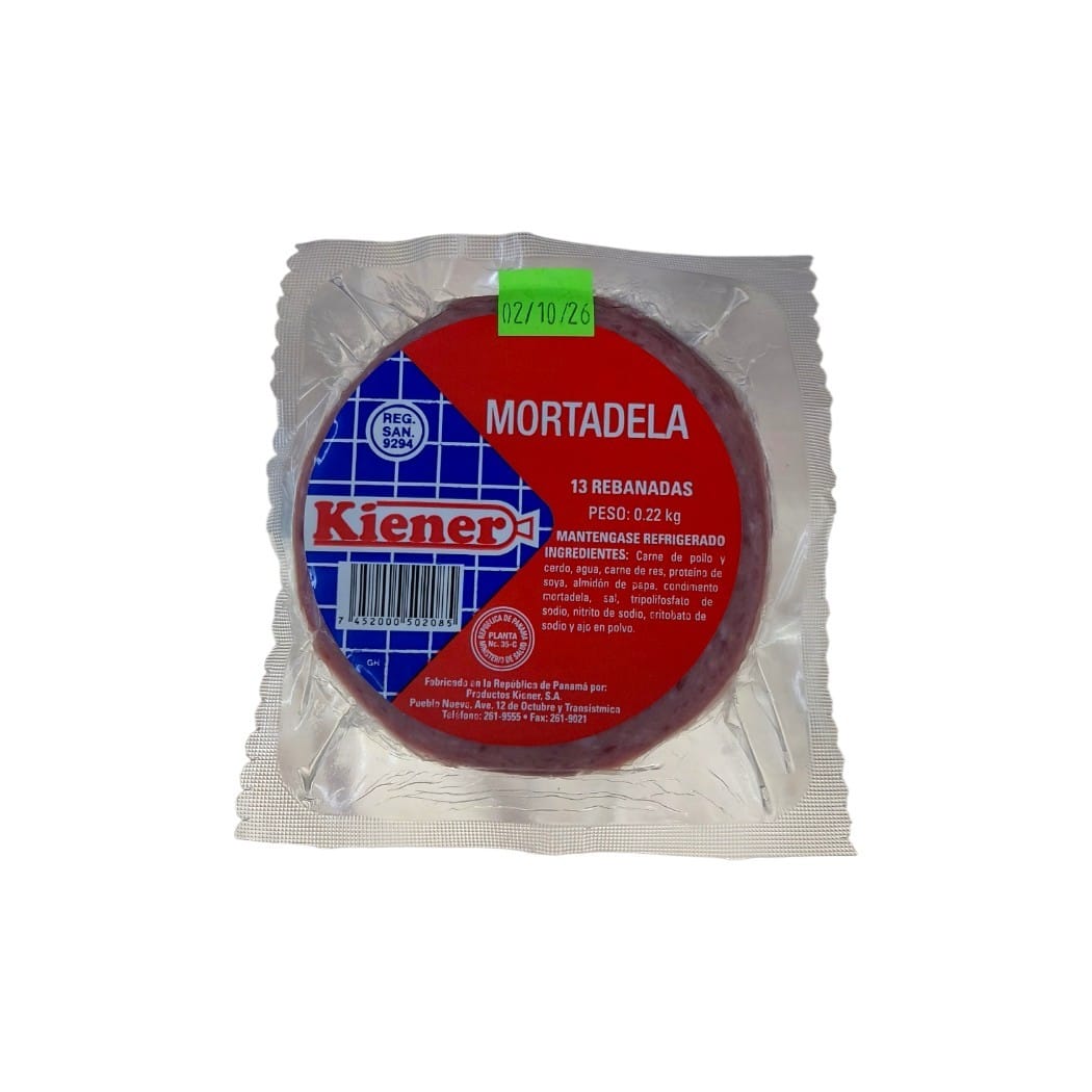 MORTADELA KIENER 8OZ