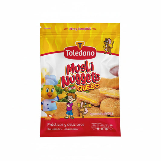 MUSLI NUGGET CON QUESO TOLEDANO 340GR