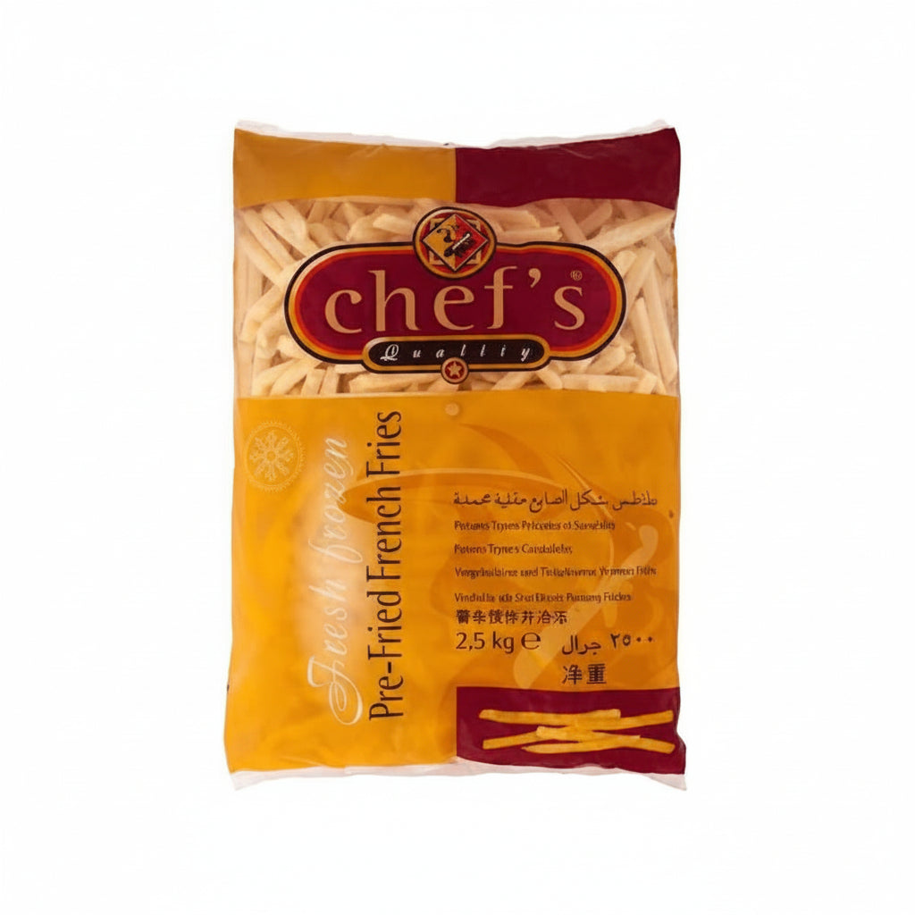 PAPAS PRE FRITAS CONGELADAS 2.5KG