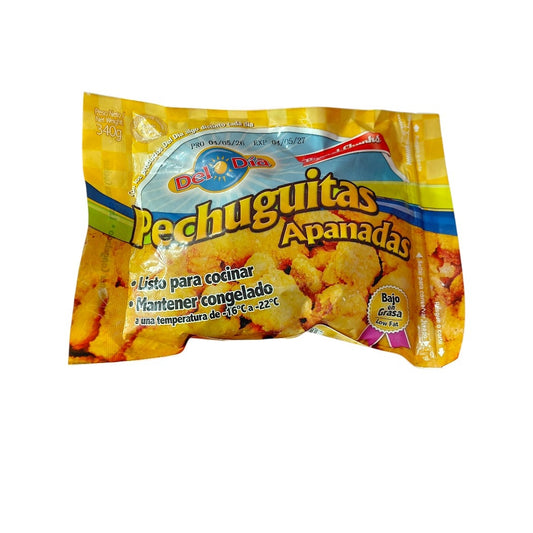 PECHUGUITAS APANADAS DEL DIA 340GR