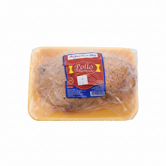 POLLO AHUMADO 1 2 BANDE AMER STAR 750G