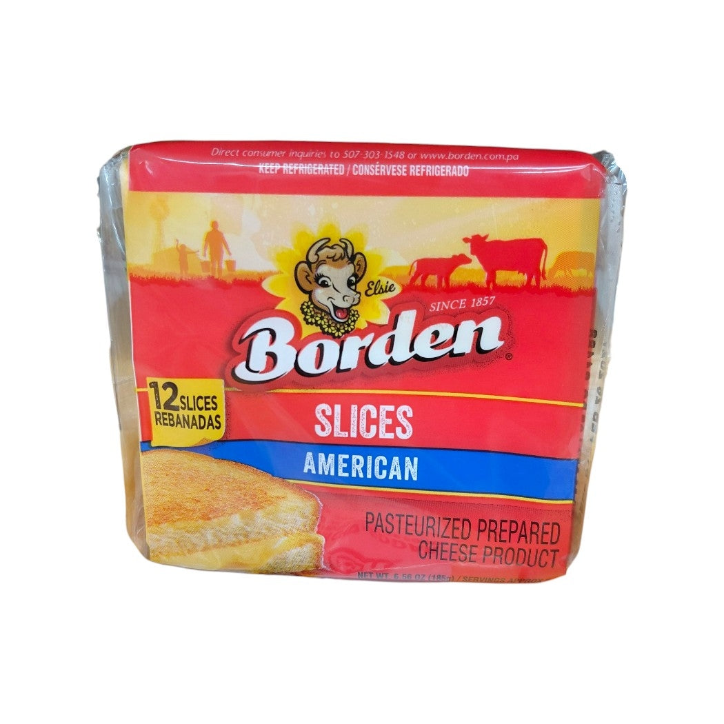 QUESO AMERICANO REGULAR BORDEN 12REB.