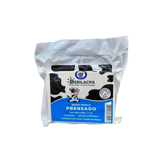QUESO BLANCO FRESCO PRENSADO DERILACPA