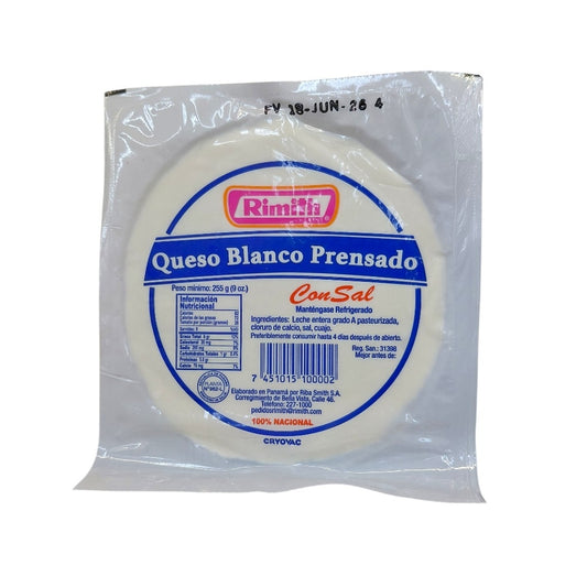 QUESO BLANCO PRENSADO CON SAL 255GR