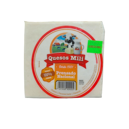 QUESO BLANCO PRENSADO NACIONAL MILI 227GR