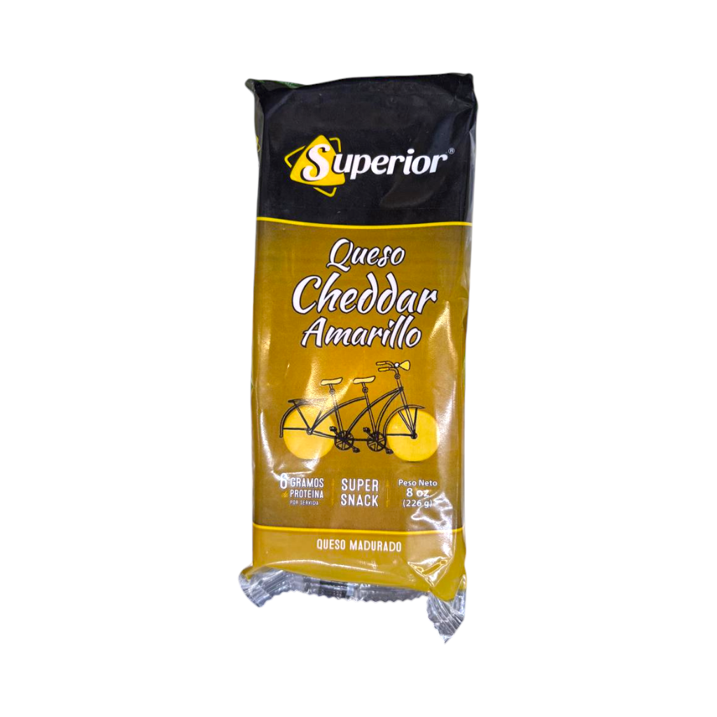 QUESO CHEDDAR SUPERIOR AMARILLO 226GR
