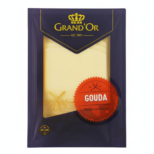 QUESO GOUDA REBANADO GRANDOR 160GR