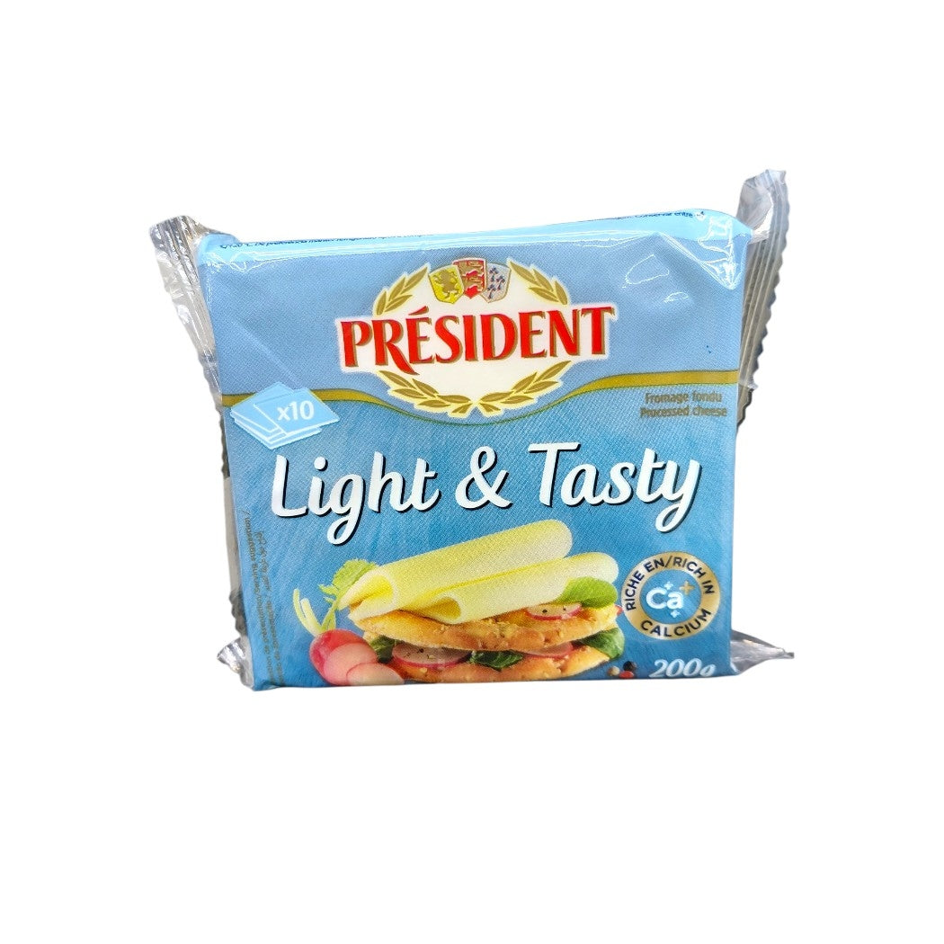 QUESO LONCHAS LIGHT PRESIDENT 200GR