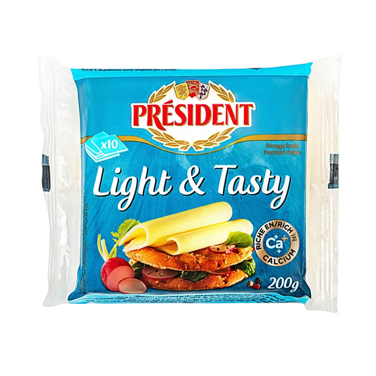 QUESO LONCHAS LIGHT PRESIDENT 200GR
