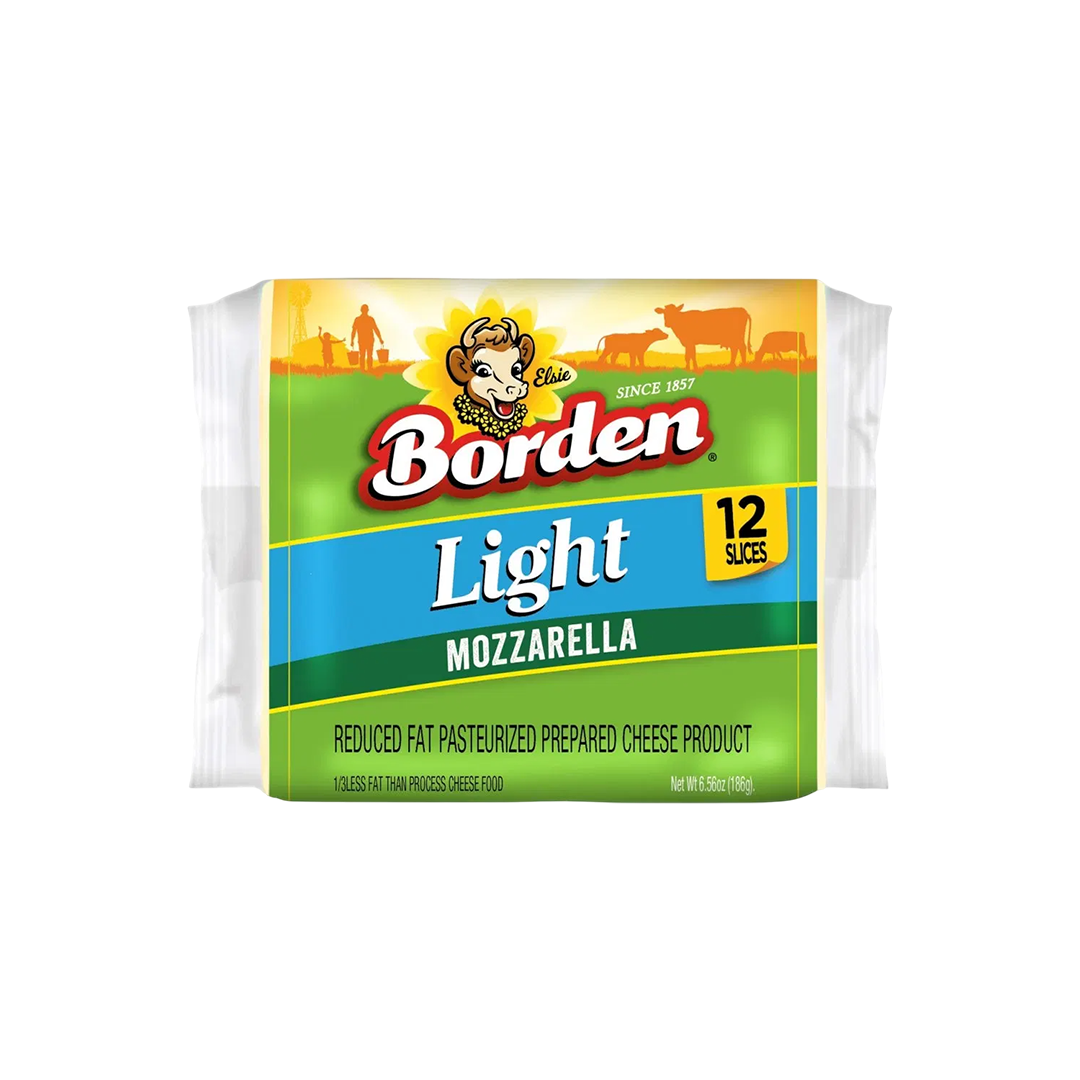 QUESO MOZZARELA LIGTH BORDEN 12 REB