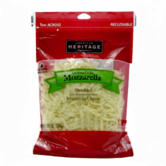 QUESO MOZZARELLA RALLADO HERITAGE 7.5OZ