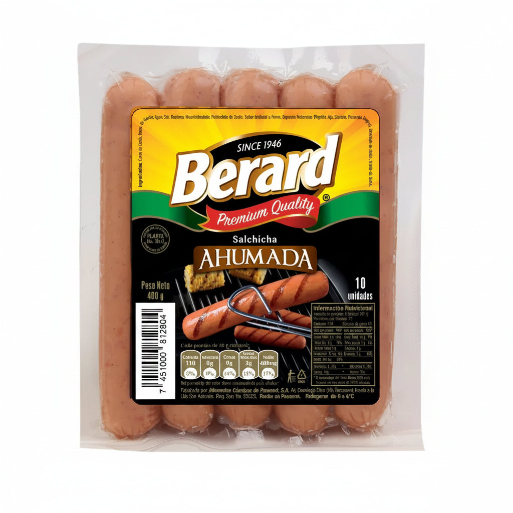 SALCHICHA AHUMADA BERARD 454GR