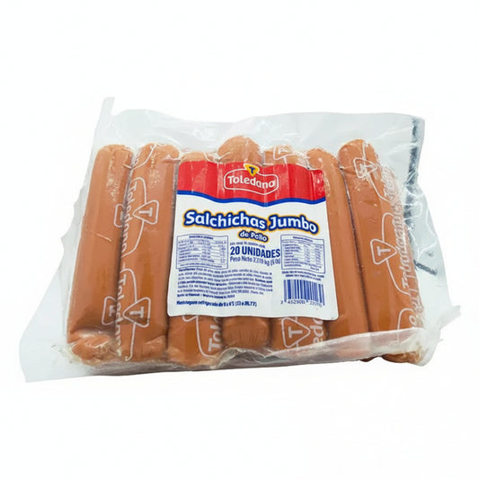 SALCHICHA D POLLO JUMBO TOLED 5LB 2.27KG