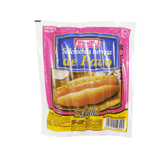 SALCHICHA DE PAVO RIMITH LOW FAT 454G