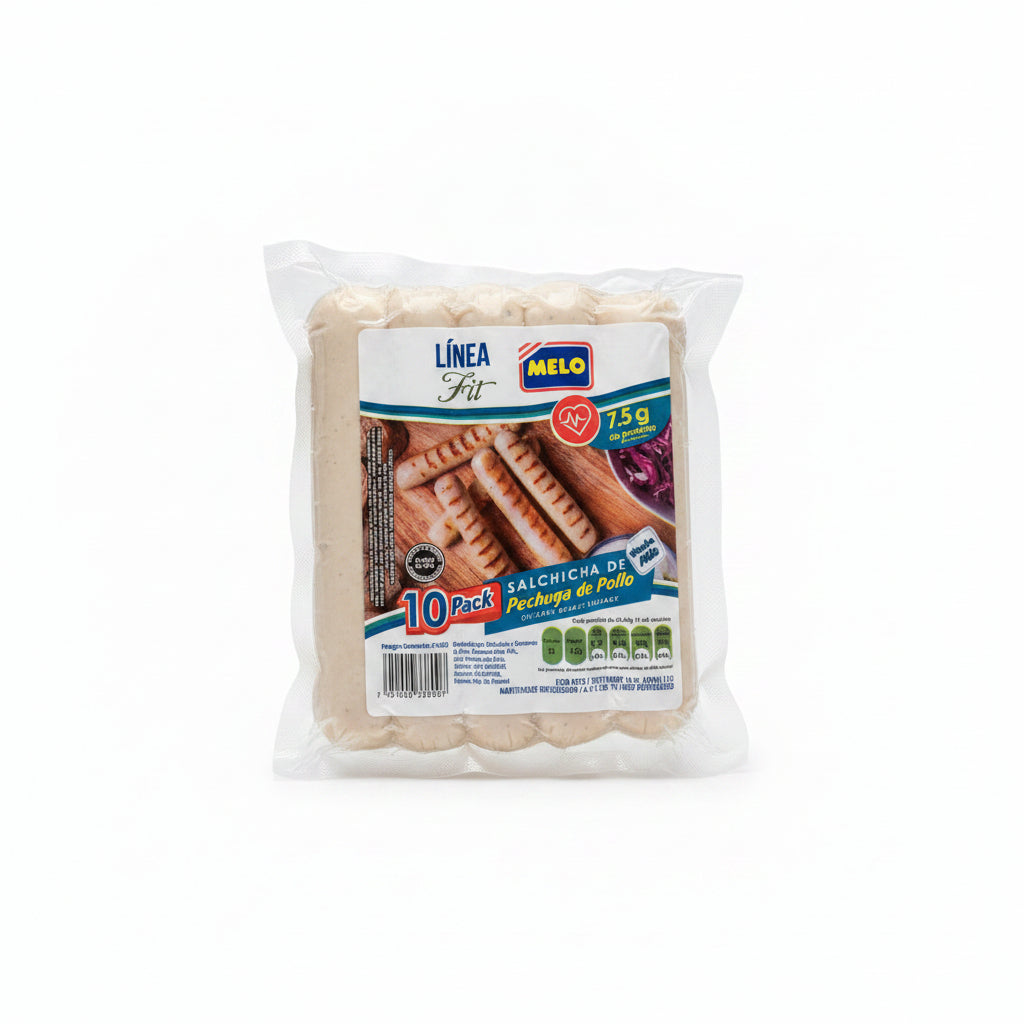 SALCHICHA DE PECHUGA DE POLLO MELO 1LB