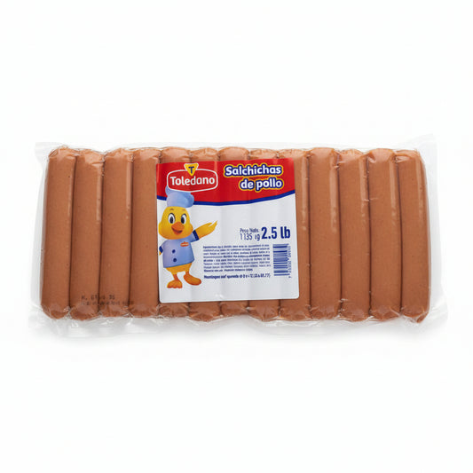 SALCHICHA DE POLLO TOLEDANO 2.5LB
