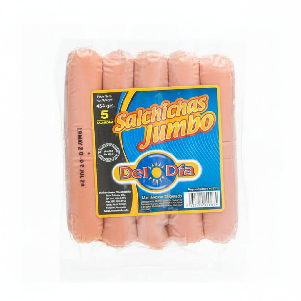 SALCHICHA DEL DIA JUMBO 1 LB