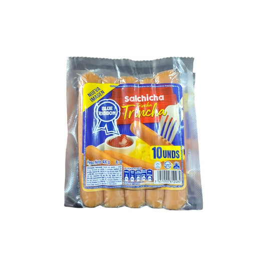 SALCHICHA HOT DOG TRINCHA BL RIBBON 400G