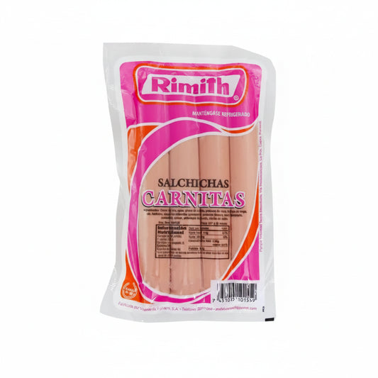 SALCHICHAS CARNITAS AHUMADA RIMITH 8OZ