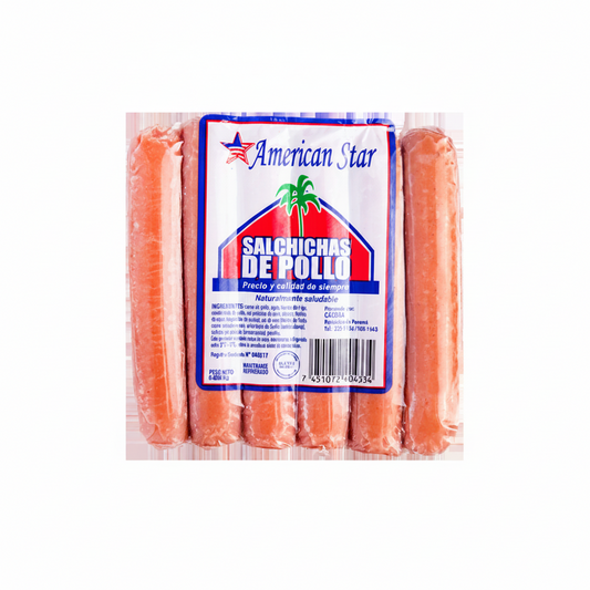 SALCHICHAS DE POLLO AMERICAN STAR 1LB