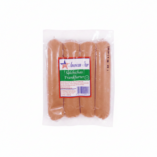 SALCHICHAS FRANKFURTER AMERICAN STAR 1LB
