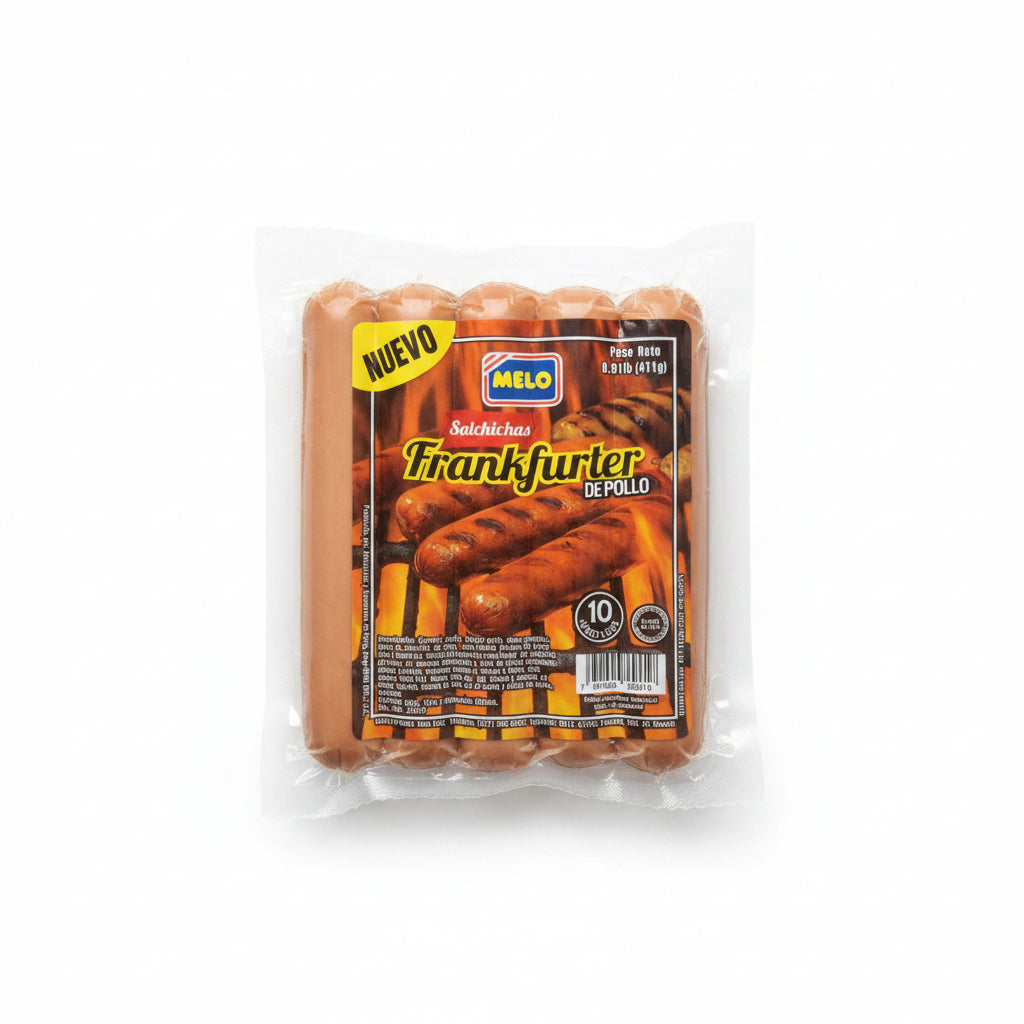 SALCHICHAS FRANKFURTER MELO 411GR
