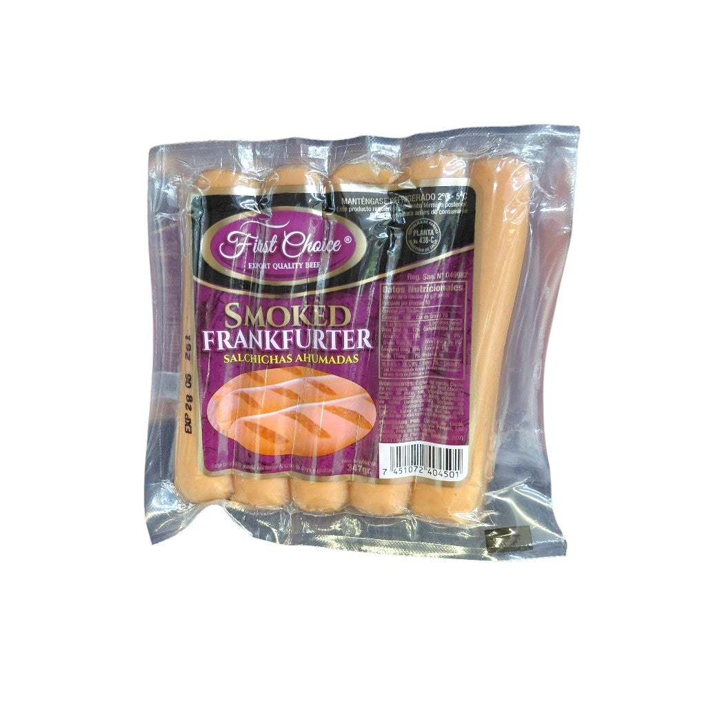 SALCHICHAS FRANKS FIRST CHOICE 347G