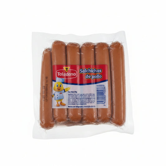 SALCHICHAS REGULAR TOLEDANO 411 GR