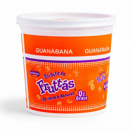 SORBETO DE GUANABANA LA ITALIANA 1/4GL